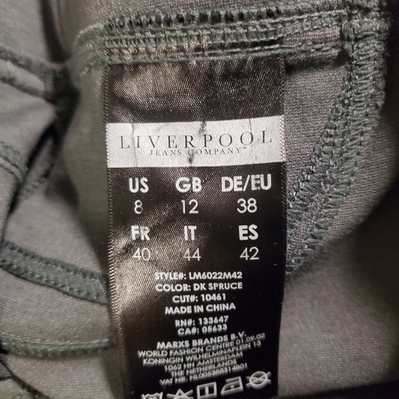 EC Liverpool Jeans Company Ponte Knit Pencil Skirt Size 8/29, Classic, Business - Picture 6 of 7